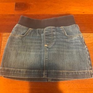 Toddler girls’ denim skirt